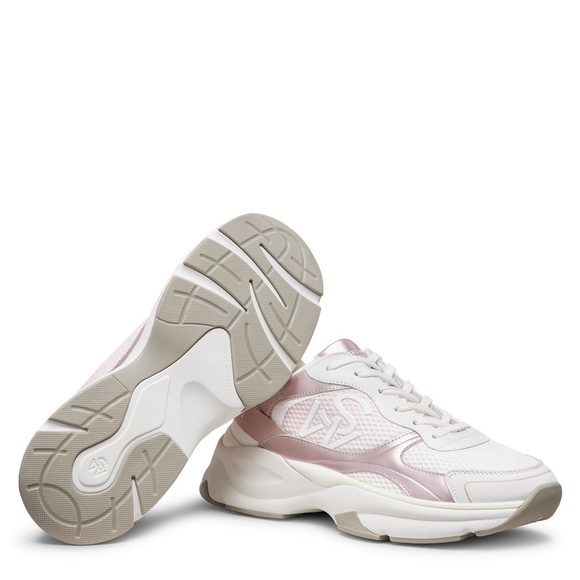 Stuart Weitzman SW TRAINER WHITE/PINK - Picture 4 of 10